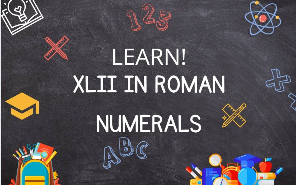 xl number roman numerals